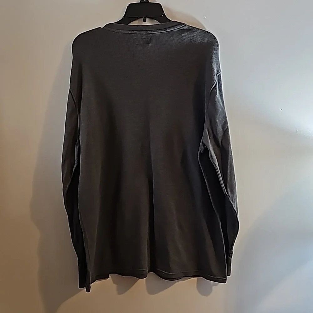 Polo Ralph Lauren logo sz 2XL gray thermal shirt long sleeve new MT15